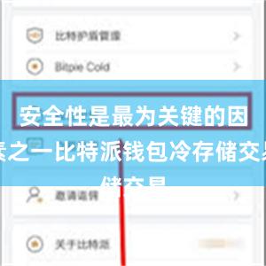 安全性是最为关键的因素之一比特派钱包冷存储交易
